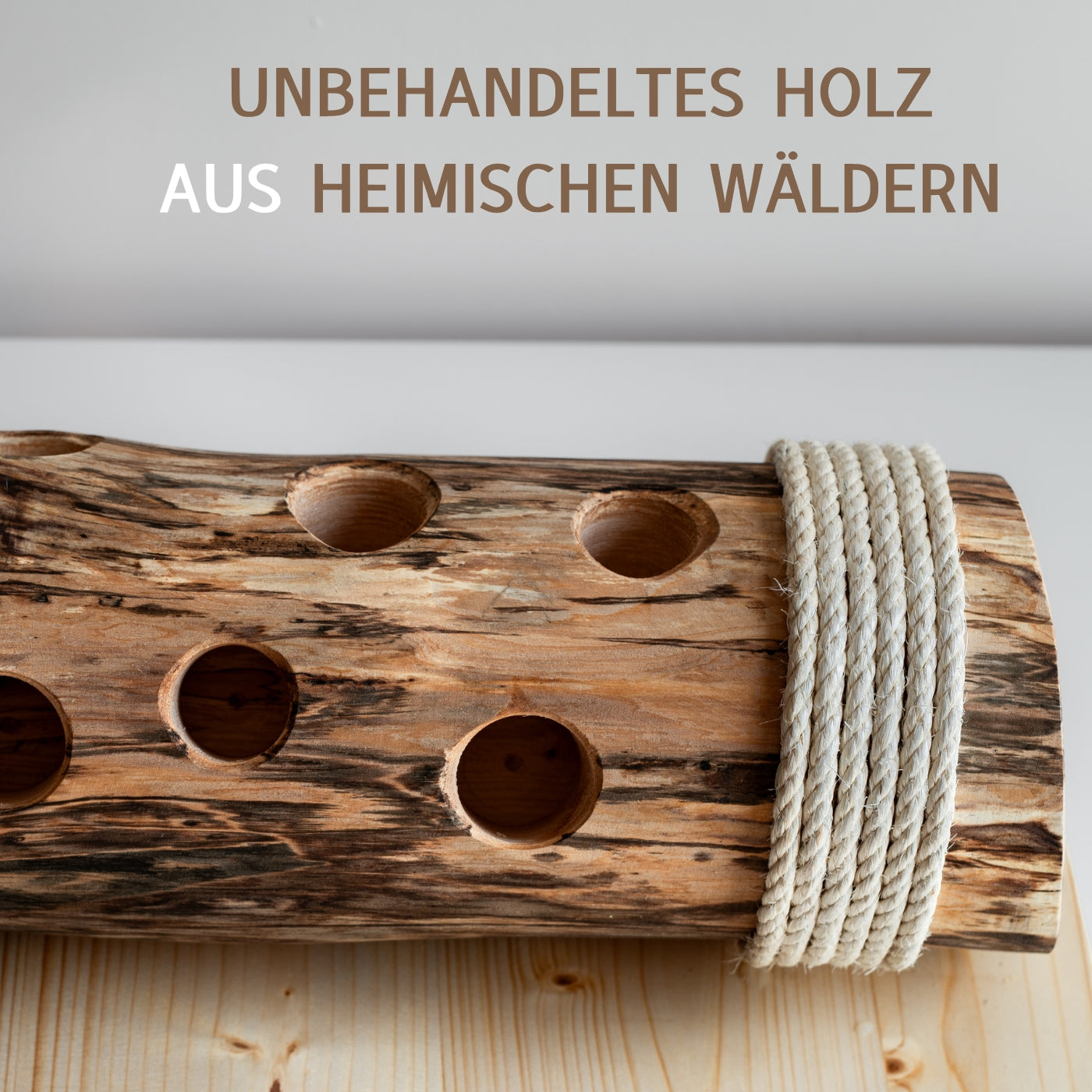 Ein Naturspielzeug aus der Kratzbaumwerft